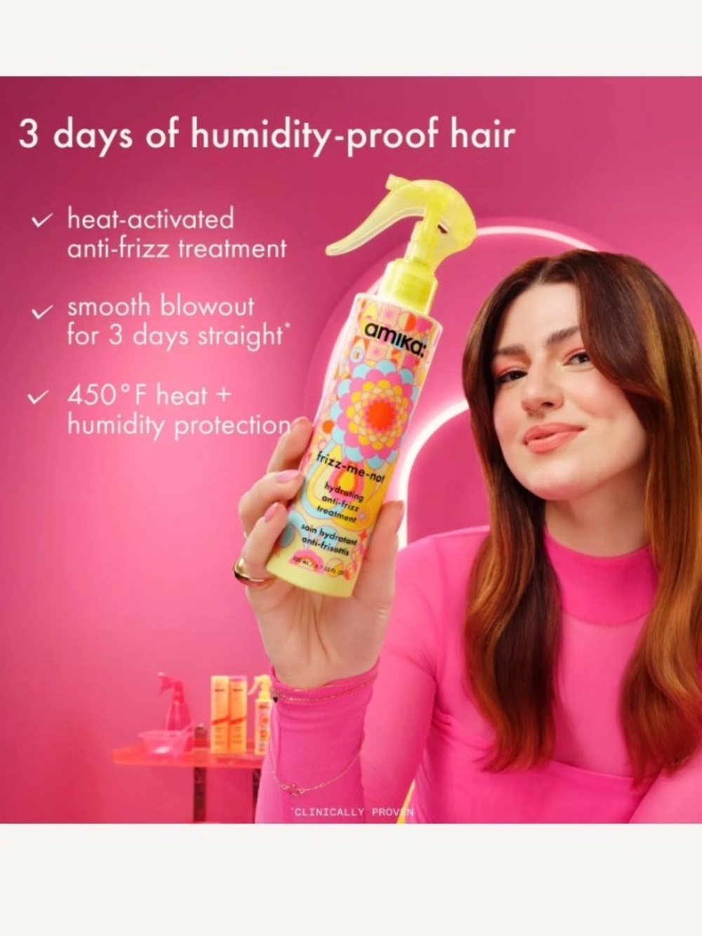 Amika Frizz-Me-Not Hydrating Hair Anti-Frizz Treatment 6.7 oz - Picture 7 of 8